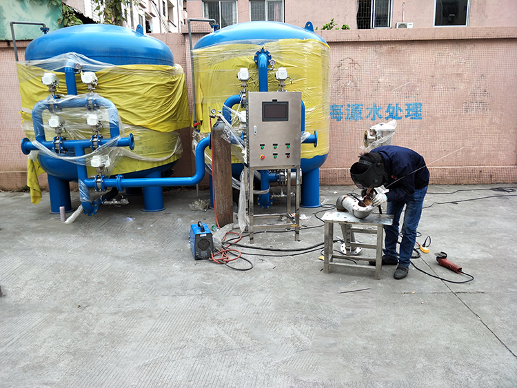 Borehole water purification systems